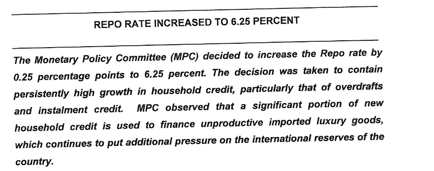 MPC reasons